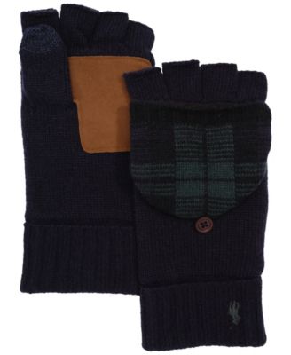 Перчатки Polo Ralph Lauren Men's Tartan из смесовой шерсти с конвертером