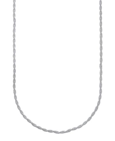 Колье And Now This Silver Plated or 18k Gold Plated Brass Twisted Chain