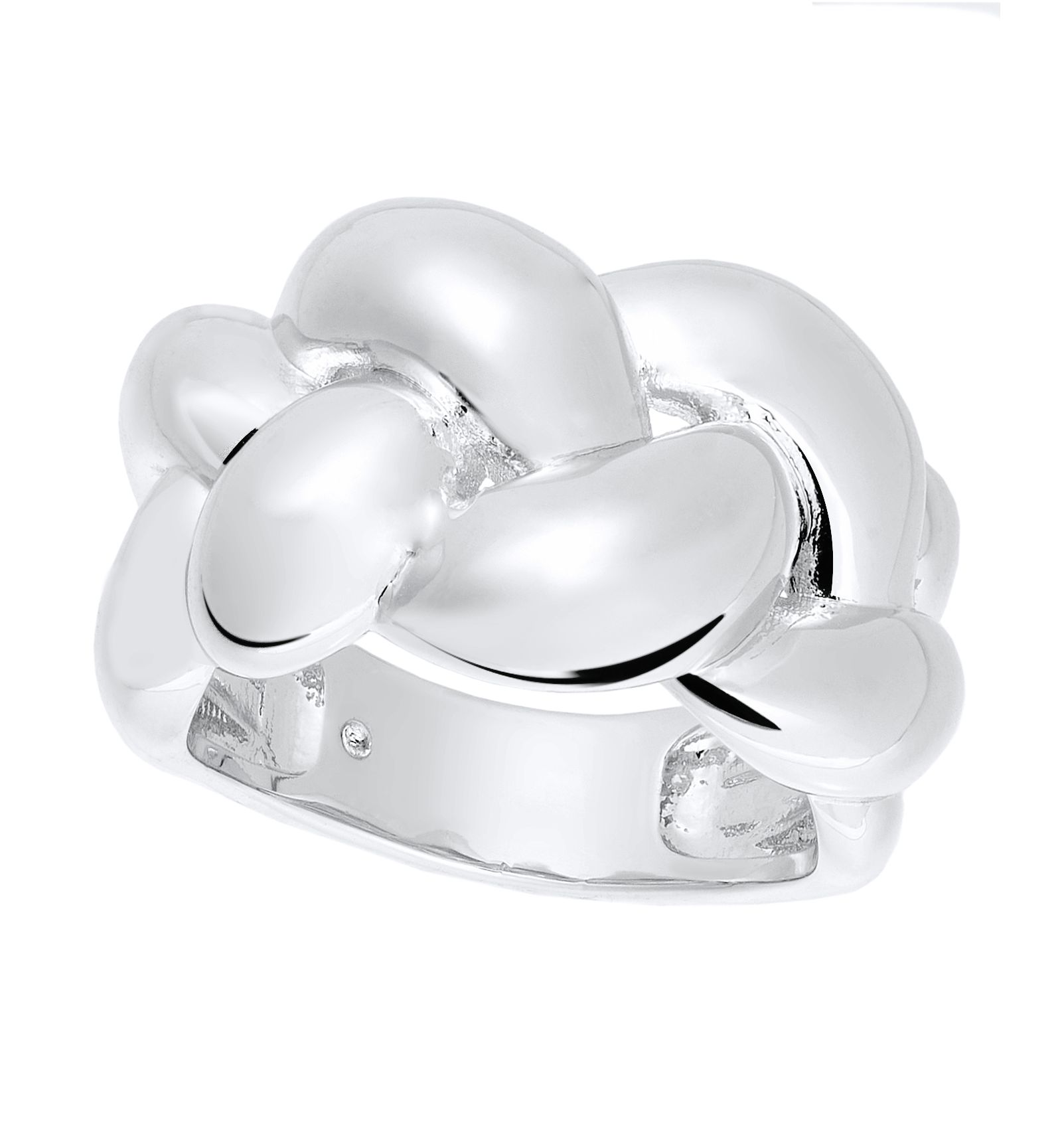 And Now This Silver Plated or 18k Gold Plated Brass Puff Braided Ring