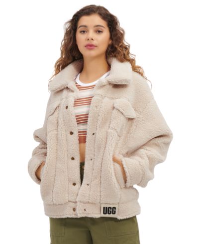 Женская куртка UGG Frankie Sherpa Fleece Trucker