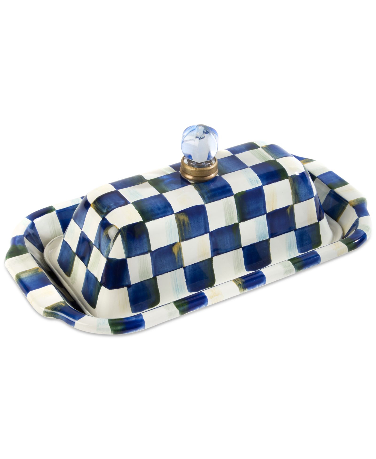 Маслёнка MacKenzie-Childs Royal Check