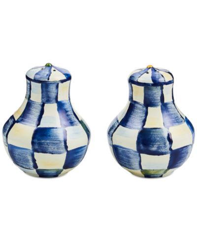 Mackenzie-Childs Royal Check Salt & Pepper Shakers
