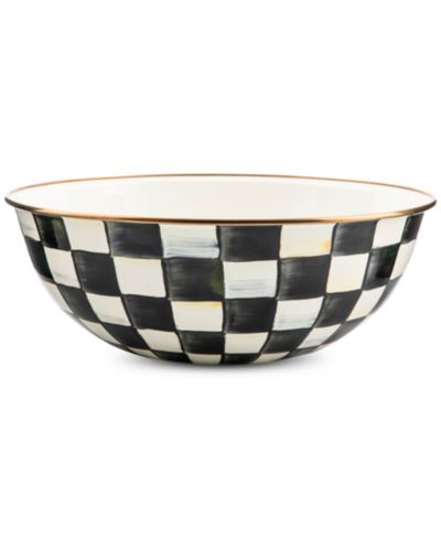 MacKenzie-Childs Большая повседневная миска Courtly Check, 192-oz.