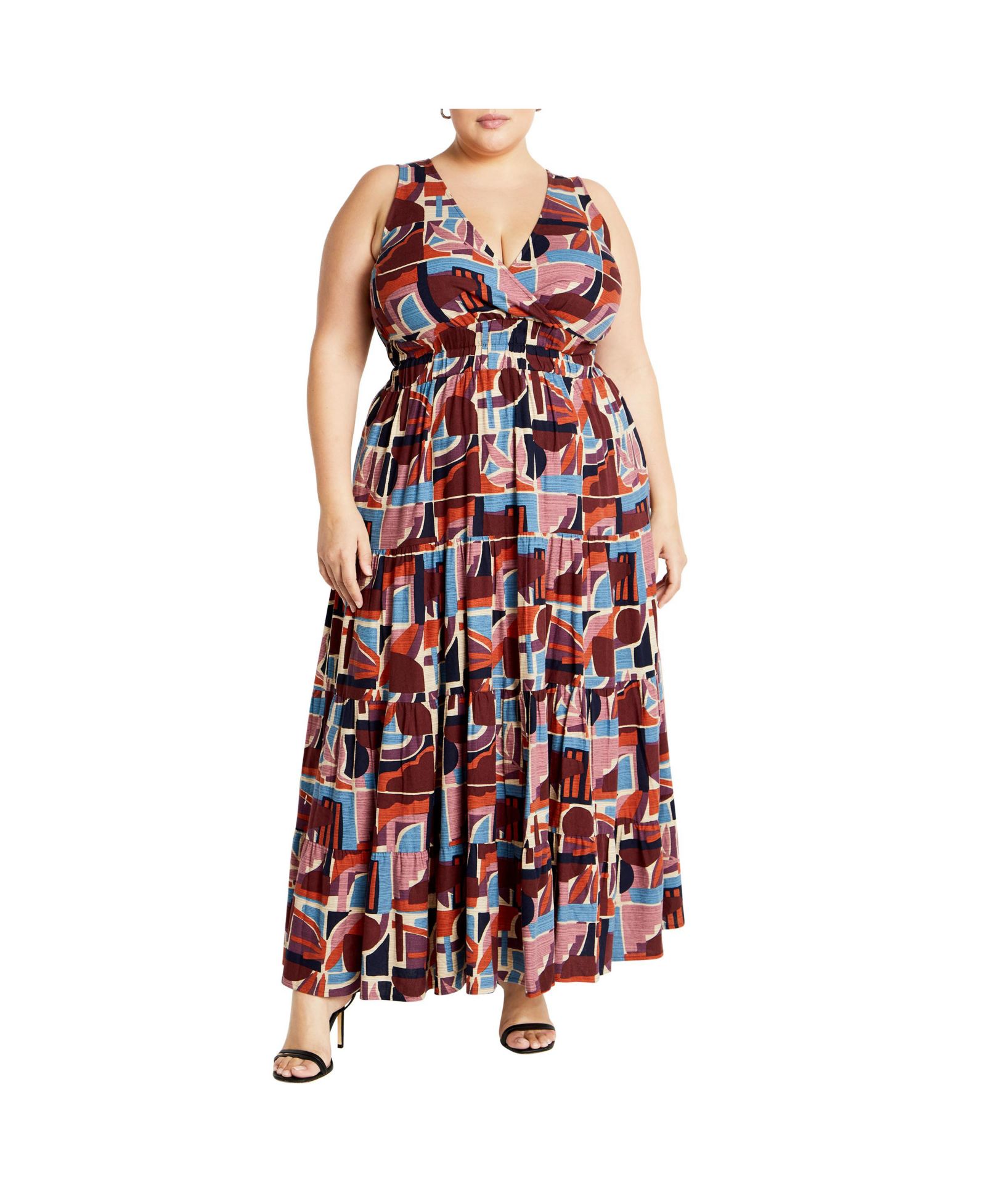 CITY CHIC Макси-платье Amara с принтом, Plus Size
