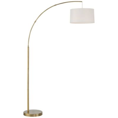 360 Lighting Современный напольный торшер с латунным основанием, USB charging port, 72" Tall
