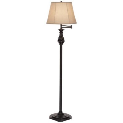 Напольная лампа Regency Hill Traditional Swing Arm Black Bronze