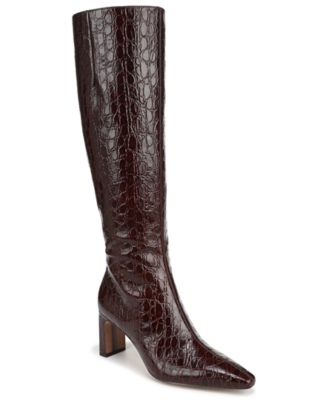 Merlot Croco Leather