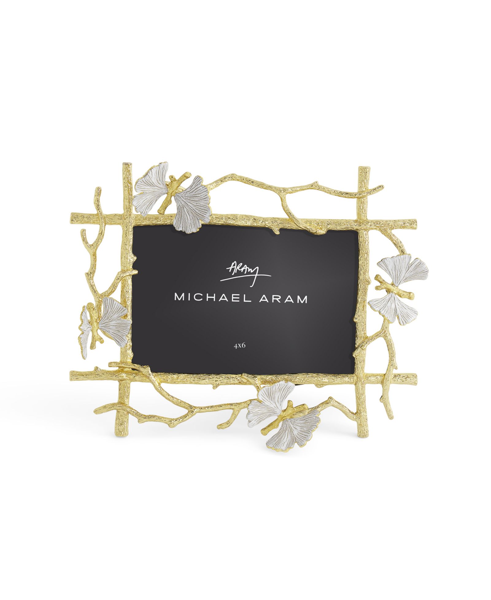 Michael Aram Butterfly Ginkgo Gold Frame, 4" x 6"
