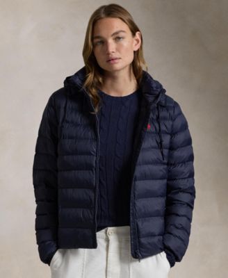 Polo Ralph Lauren Women's Water-Resistant Packable Hooded Jacket
