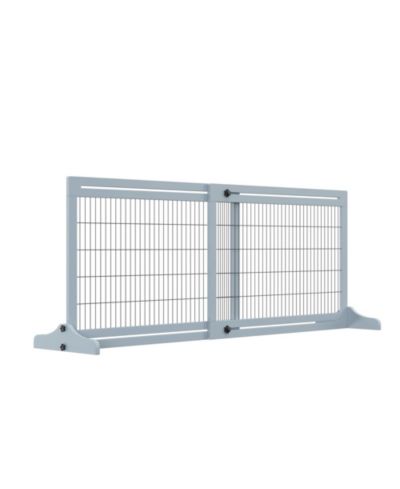 PawHut 71" Slide-Adjust Freesding Pet Gate for Small Dogs Indoor