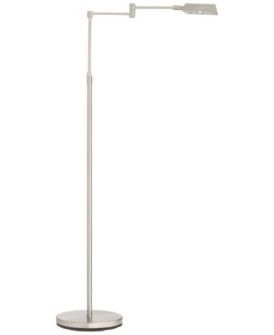 360 Lighting Zema Традиционный напольный торшер, Brushed Nickel, LED, регулируемый рычаг