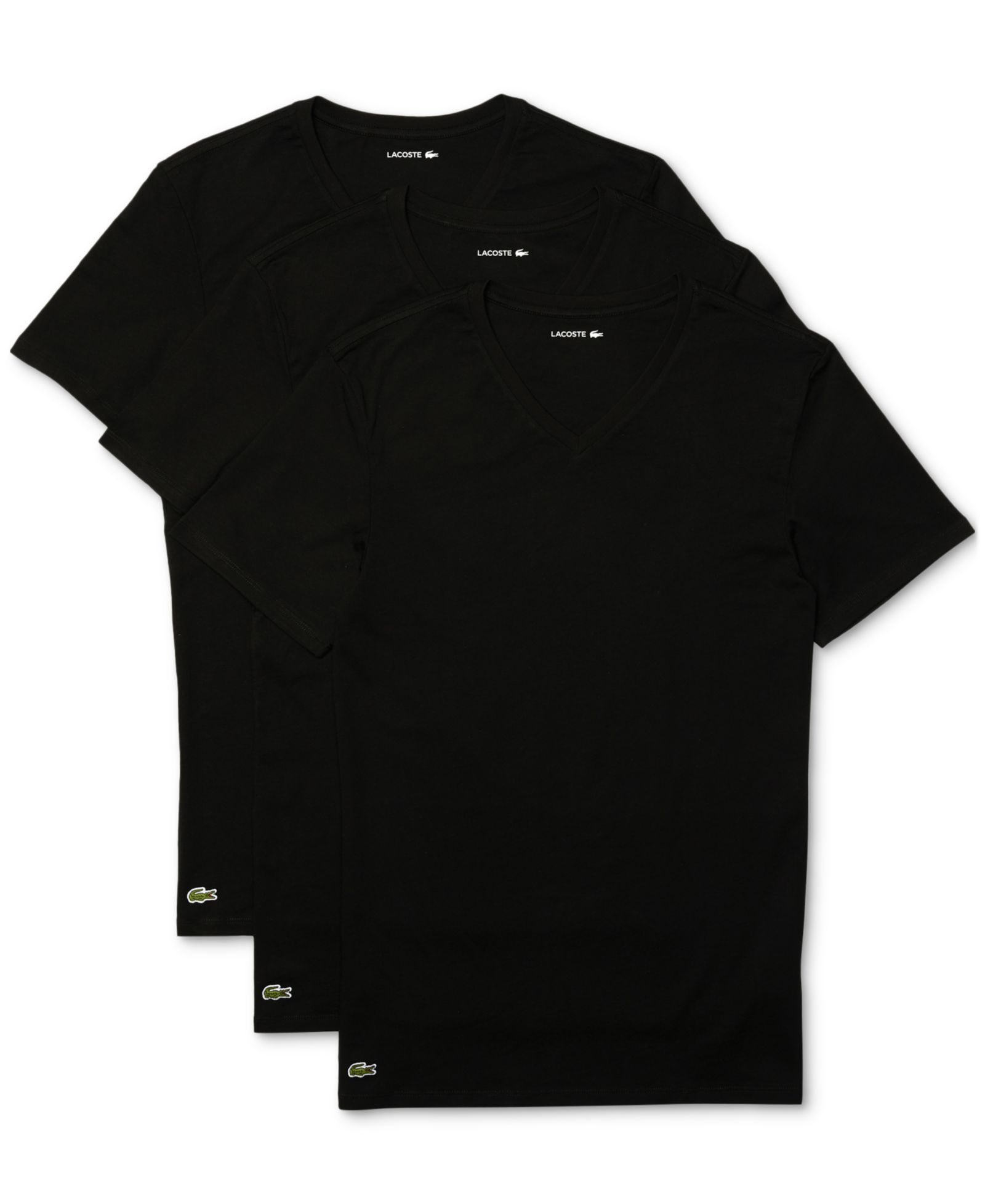 Men's Slim-Fit V-Neck Undershirts, 3-Pack