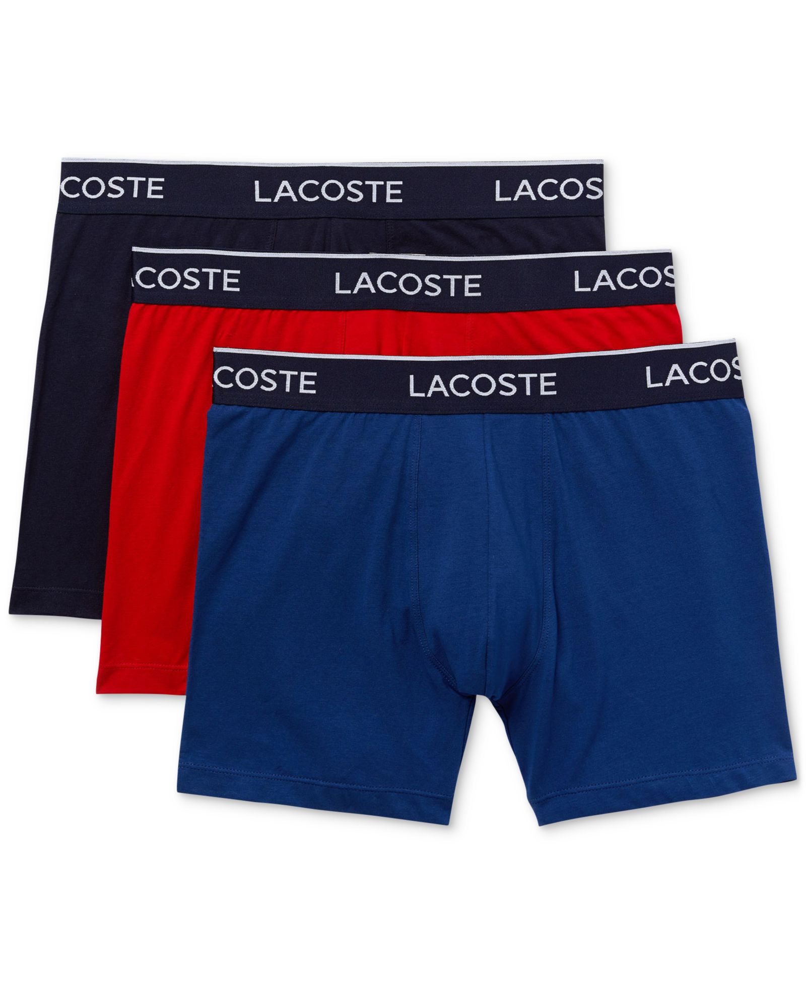 Мужские боксеры-брифы Lacoste Regular-Fit, 3-Pack
