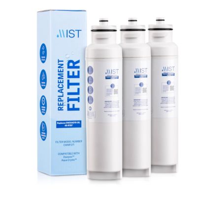 Mist DW2042FR-09 Water Filter (3-Pack) Compatible with Daewoo, Kenmore 46-9130, NSF Certified, replaces DW2042FR, DW2042F-09