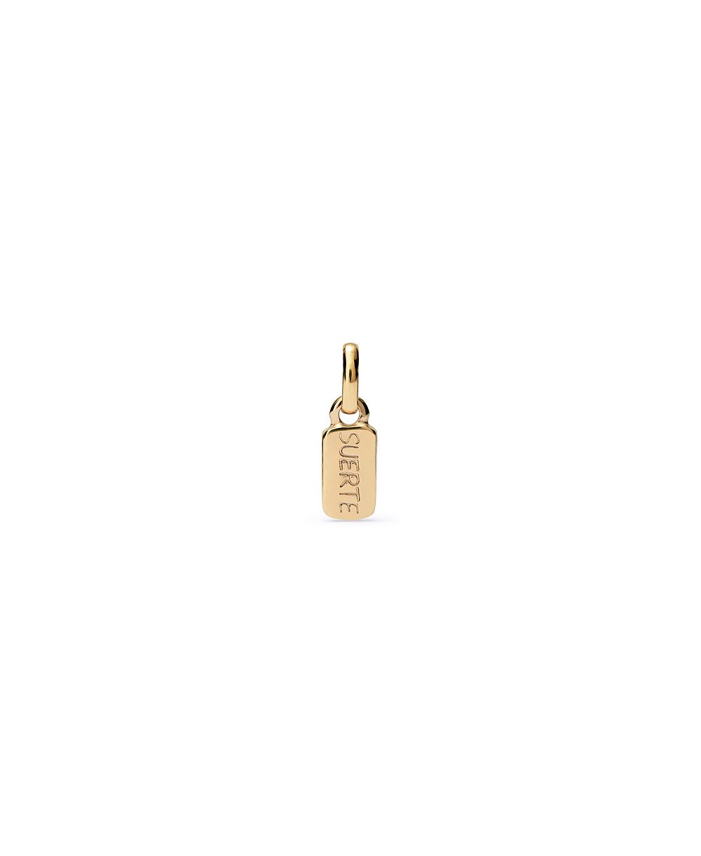 UNOde50 Gold Metal Alloy Lucky Word Charms