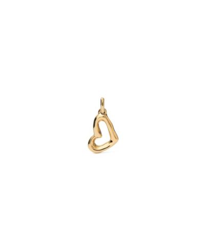 UNOde50 Подвеска в форме большого сердца, позолоченная 18K Gold