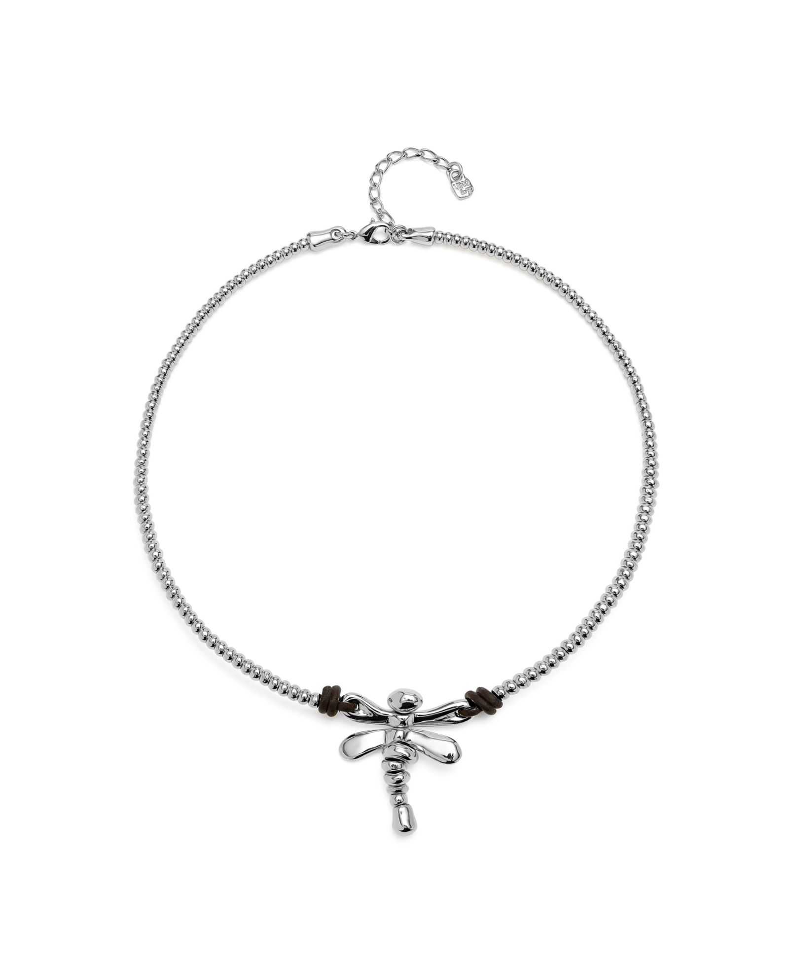 Подвеска UNOde50 Sterling Silver Plated Rigid Dragonfly