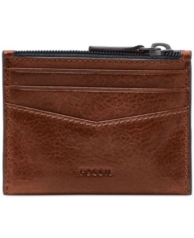 Fossil Мужской картхолдер Andrew Zip