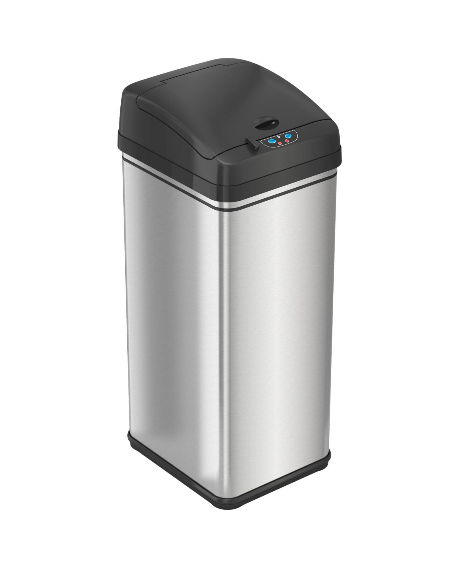 Мусорное ведро iTouchless 50 Liter / 13 Gallon Stainless Steel Sensor с фильтром AbsorbX