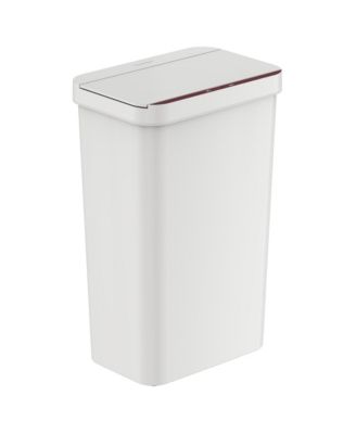 Мусорное ведро iTouchless 50 Liter / 13.2 Gallon Prime White Plastic Sensor