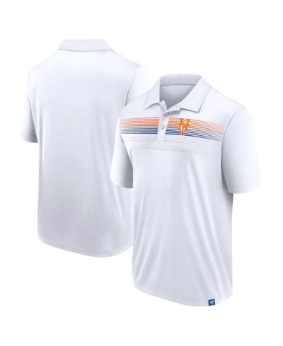 Мужская рубашка-поло Fanatics New York Mets Big & Tall Victory For Us Interlock White