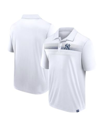 Мужская поло Fanatics New York Yankees White Victory For Us Interlock