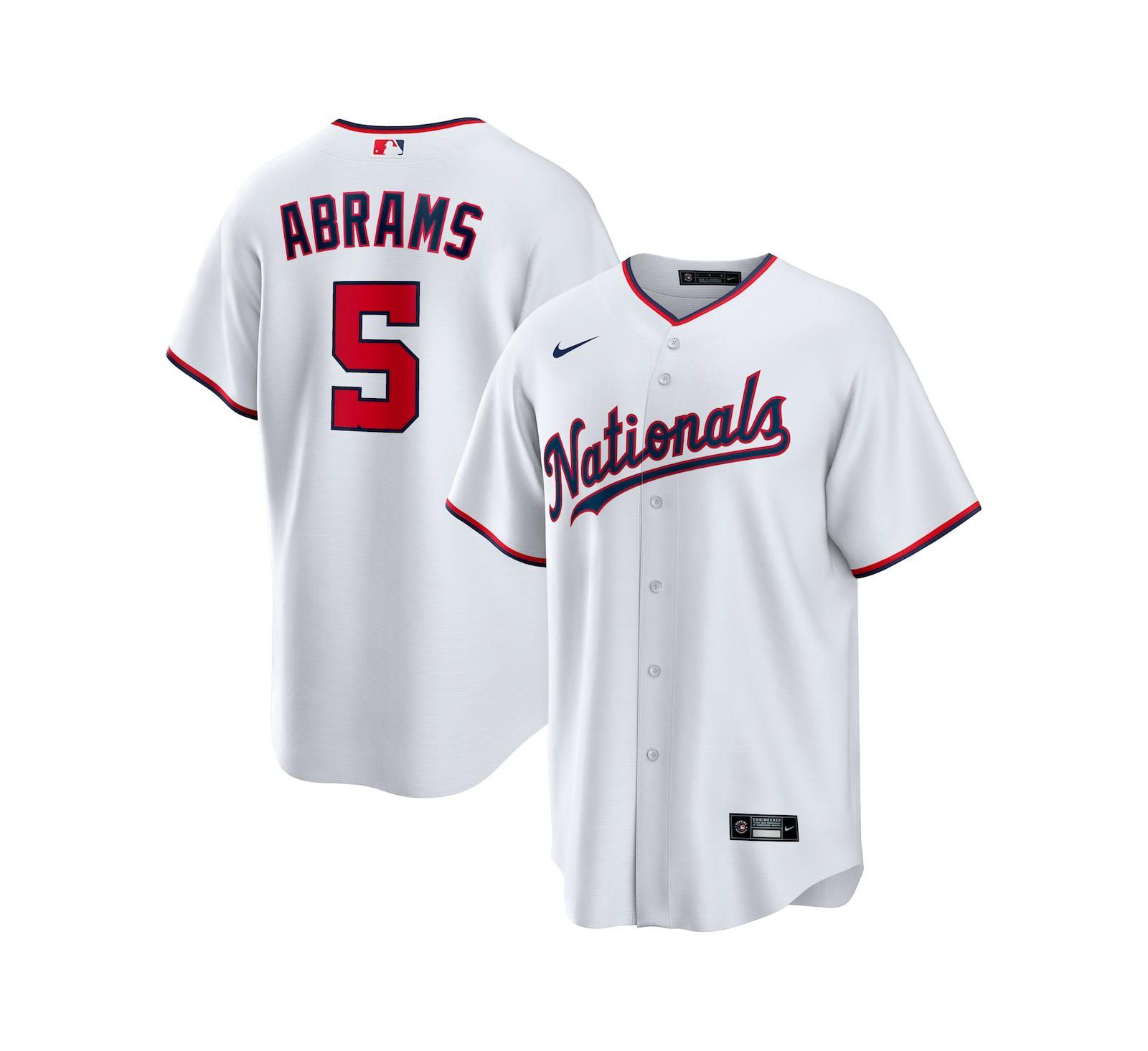 Nike Детская джерси CJ Abrams Washington Nationals Home Replica