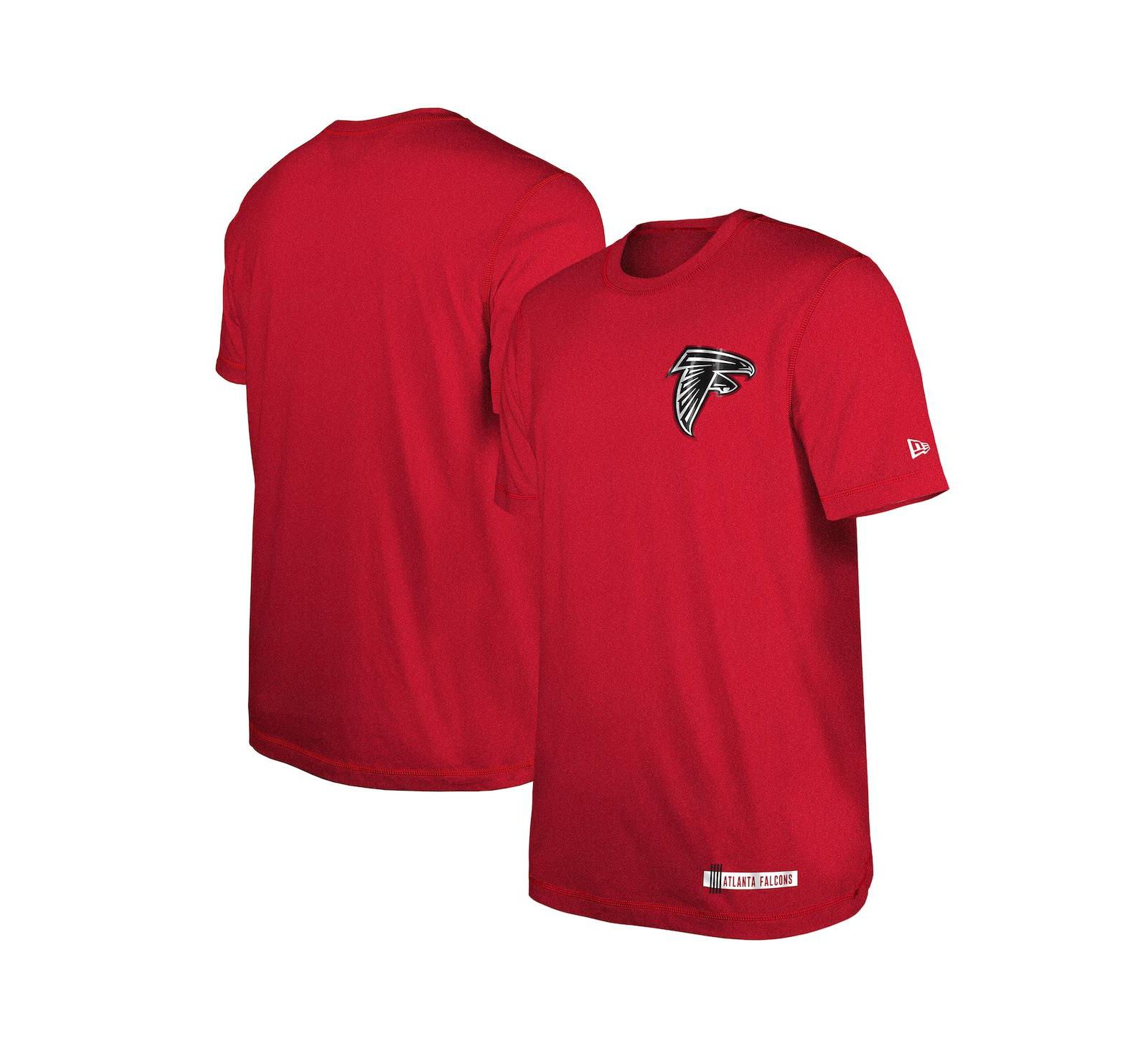 New Era Мужская футболка 2024 NFL Training Camp, красный Atlanta Falcons