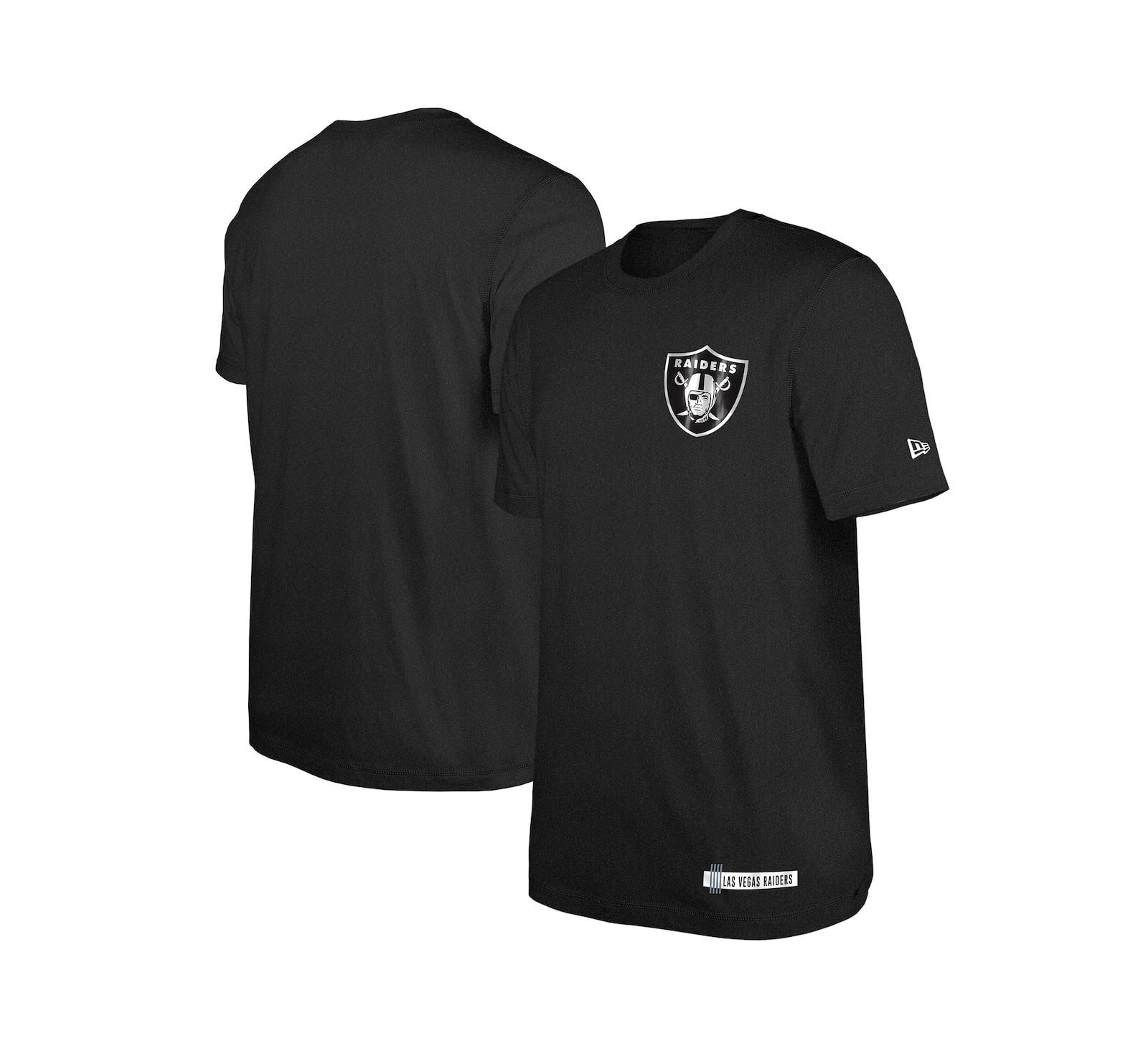 Мужская футболка New Era Black Las Vegas Raiders 2024 NFL Training Camp
