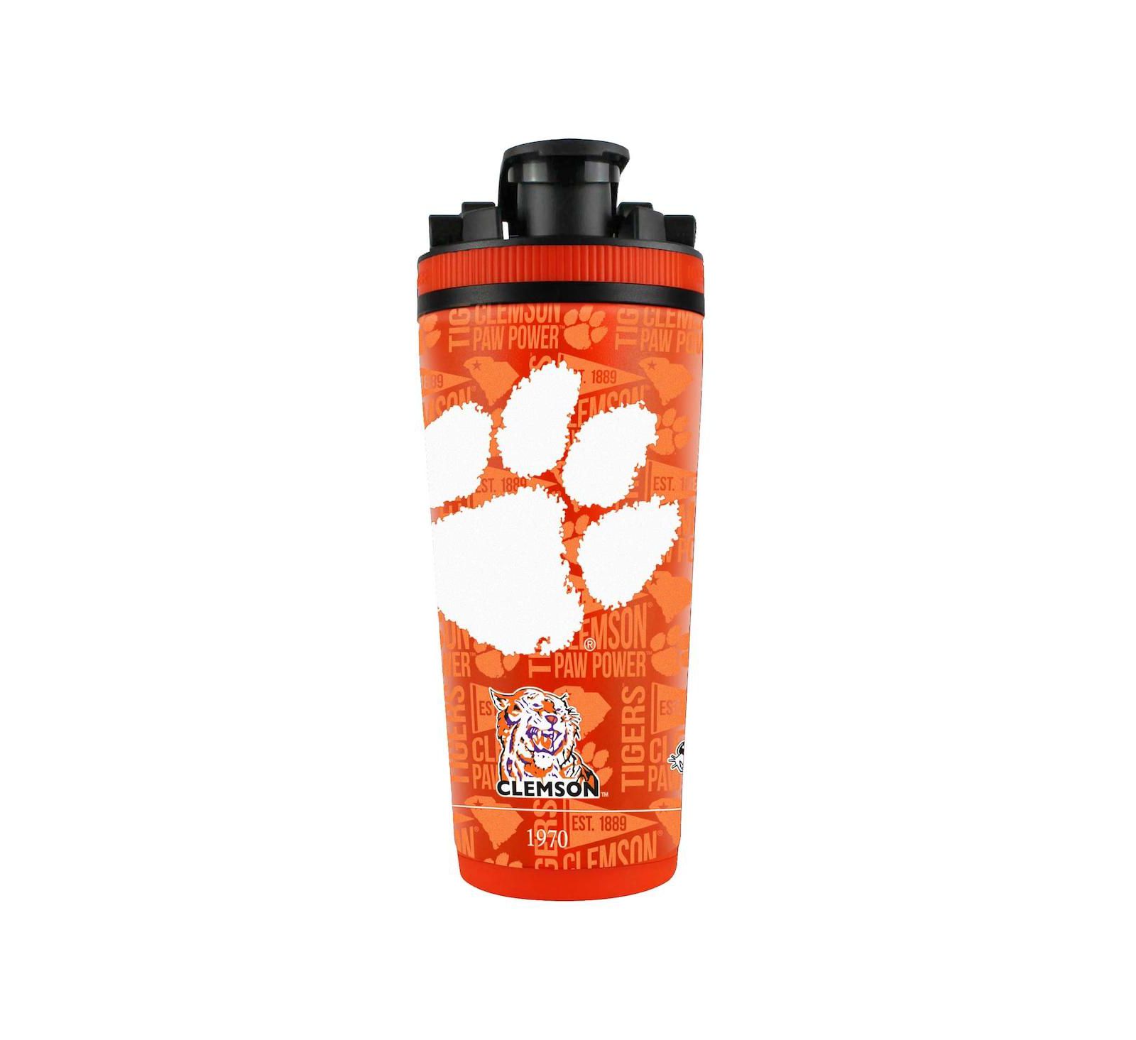 Бутылка-шейкер Wincraft Clemson Tigers 26oz. 4D Stainless Steel Ice Shaker Bottle