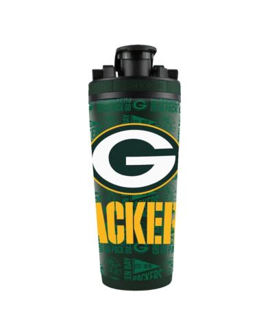 Wincraft Green Bay Packers 26oz. 4D Stainless Steel Ice Shaker Bottle