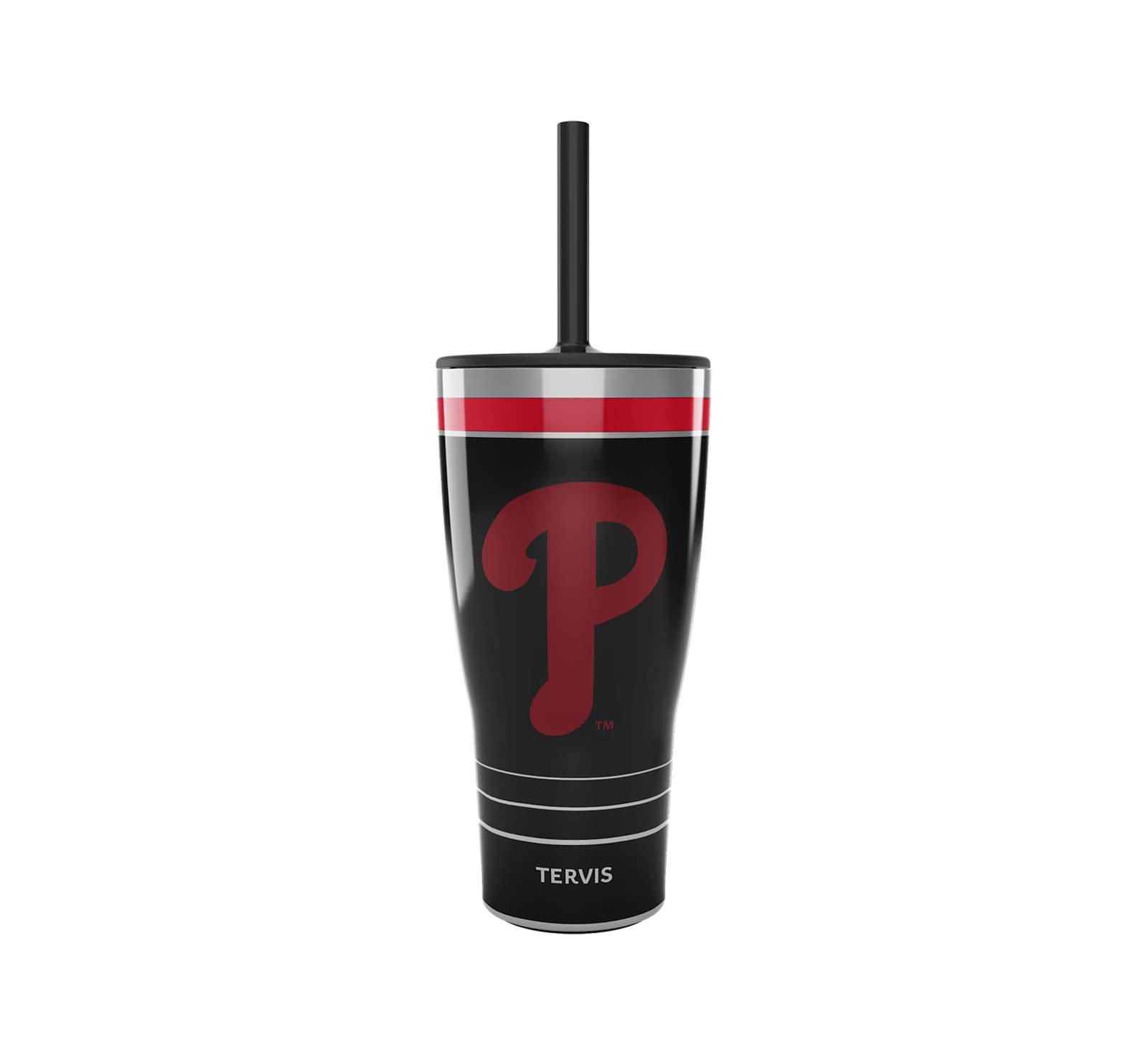 Стакан Tervis Tumbler Philadelphia Phillies 30oz. Night Game с трубочкой