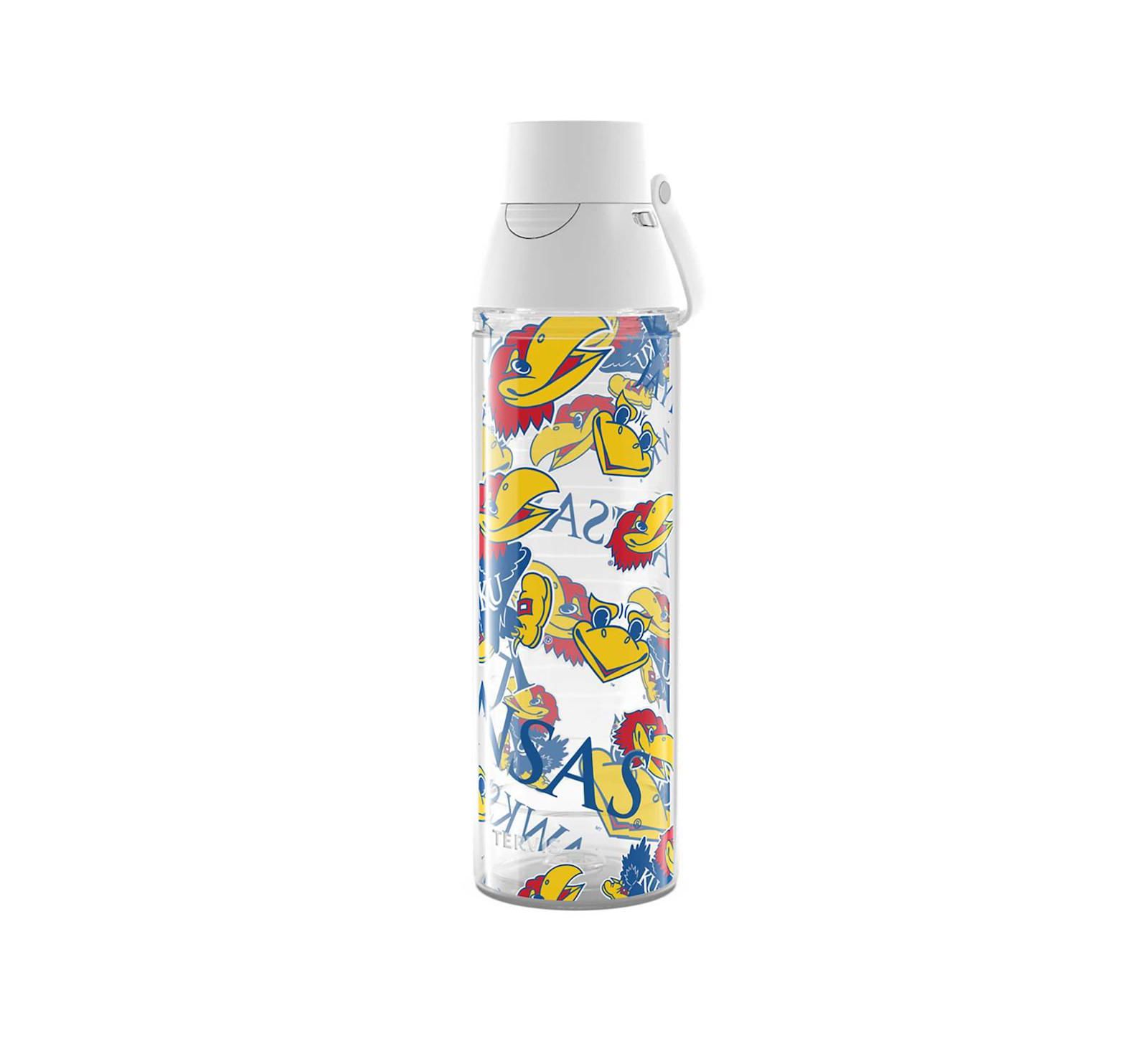 Бутылка для воды Tervis Tumbler Kansas Jayhawks 24oz. Allover Venture Lite