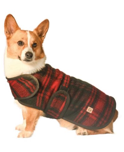 Одеяло-пальто для собак Chilly Dog XL, в красную клетку