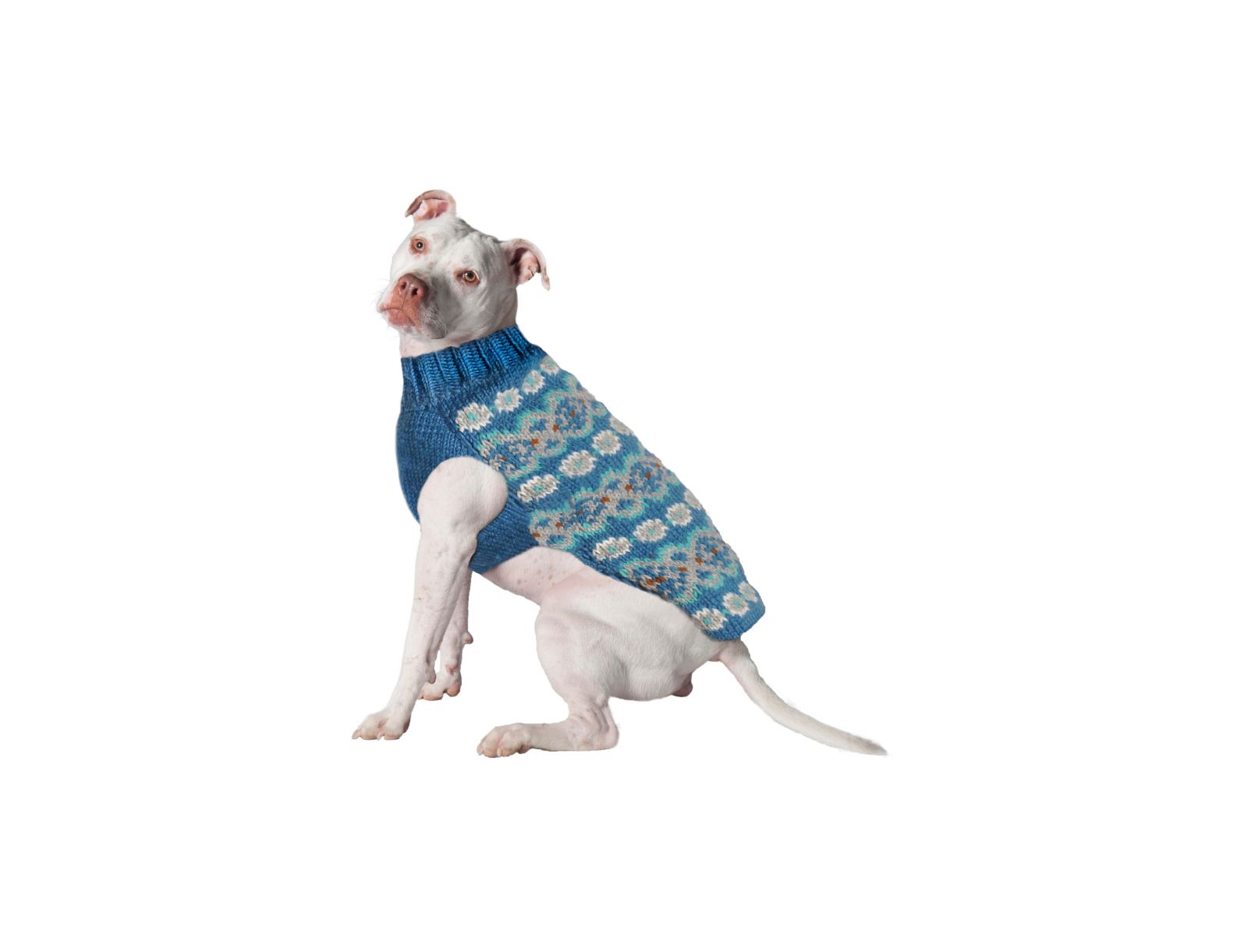 Chilly Dog XXS Teal Alpaca Dog Sweater