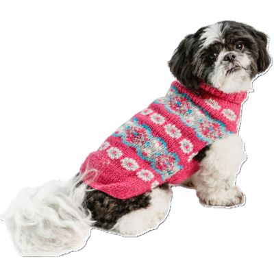 Chilly Dog Rose Alpaca Dog Sweater