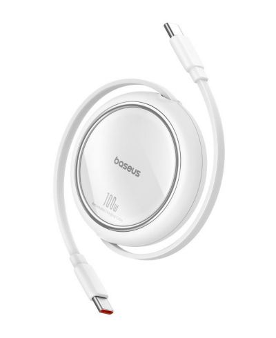 Кабель Baseus Free2Draw Mini Retractable Type-C to Type-C 100W 1m Nebula Purple