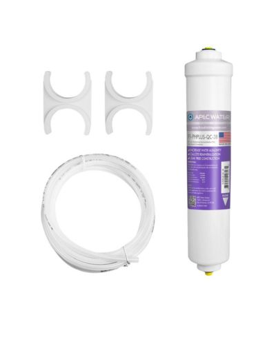APEC Water Systems Calcite Acidic Water Neutralizer 10" Filter Kit - 3/8"D Tubing Quick Connect