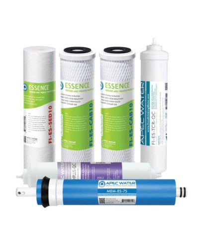 Комплект фильтров APEC Water Systems APEC RO Replacement для ESSENCE 75 GPD PH Reverse Osmosis 6-Stage Systems (Stages 1-6)