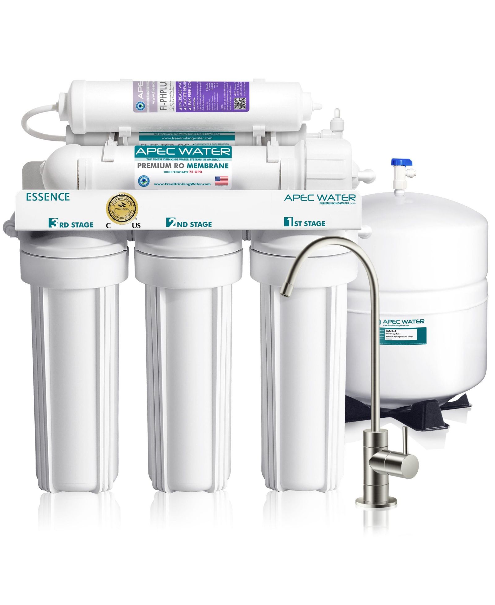 Система обратного осмоса APEC Water Systems Essence Alkaline Mineral 6-Stage 75 GPD