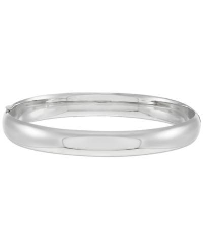 Браслет Bangle 8mm Polished Hinged in 10k Gold