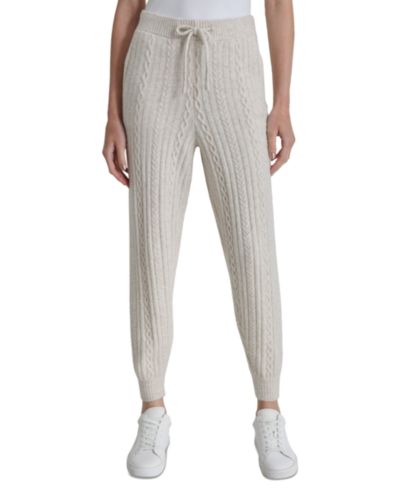 Женские джоггеры DKNY Sport Cable Knit с завязками