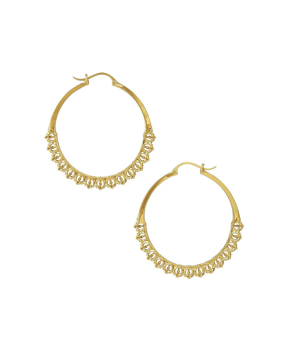 Серьги-кольца Calla Hoops Gold Medium