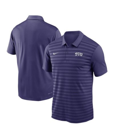 Мужская рубашка-поло Nike Purple TCU Horned Frogs 2024 Sideline Victory Coaches Performance