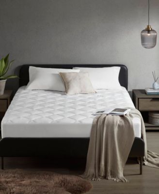 Sharper Image Cooling Touch Overfilled Extra Deep Pocket Mattress Pad, Queen