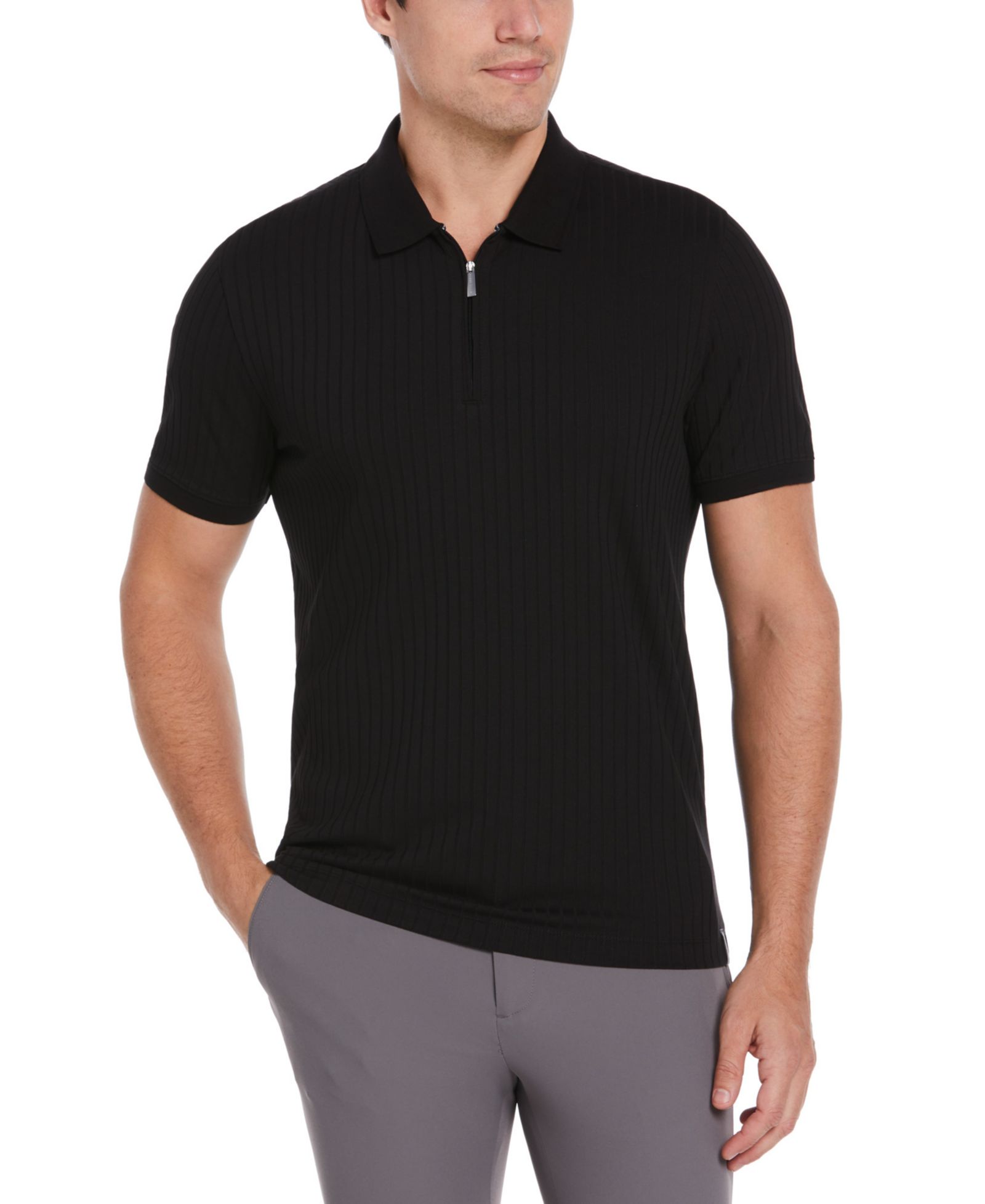 Мужская рубашка-поло Perry Ellis Quarter-Zip