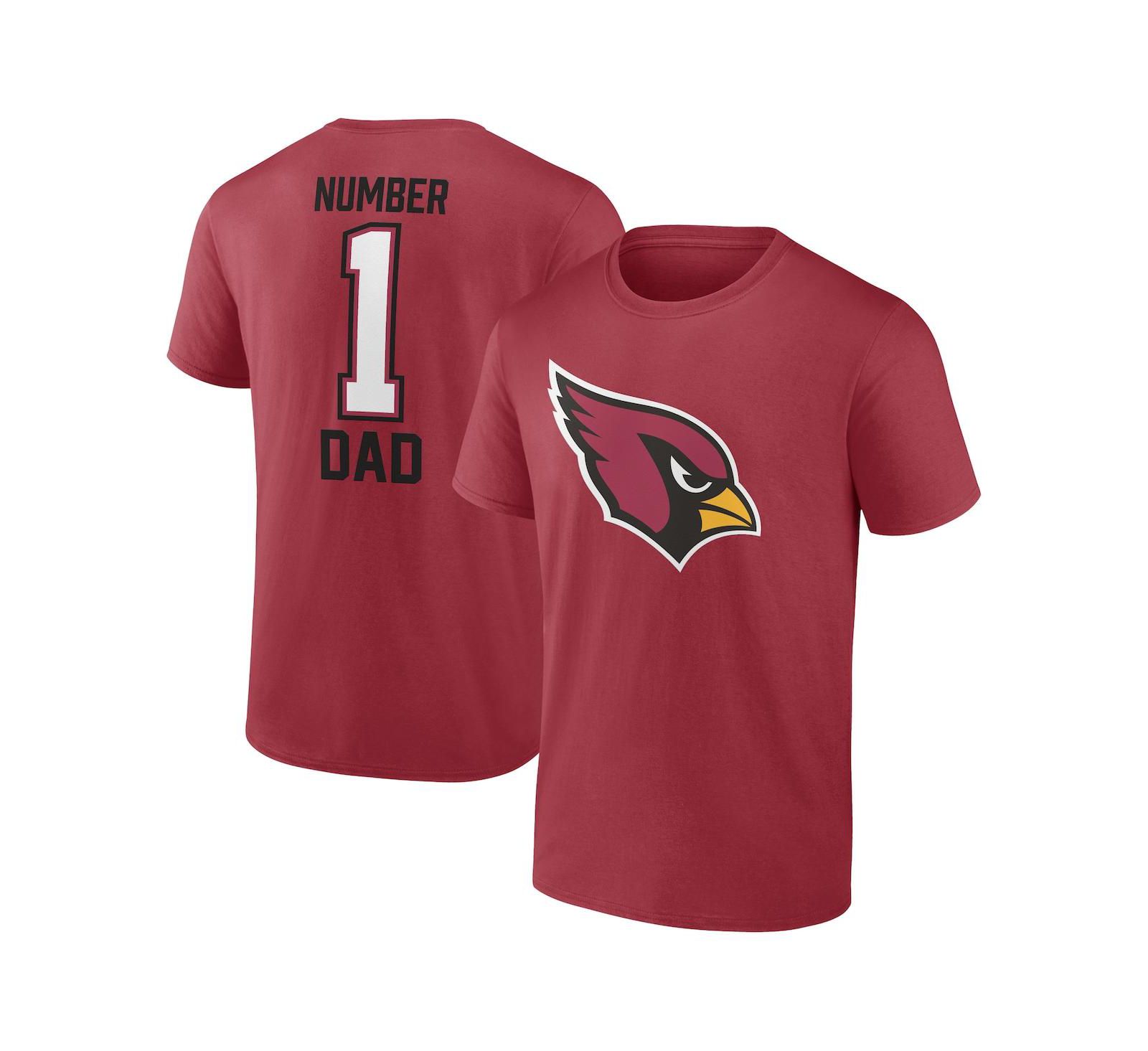 Мужская футболка Fanatics Cardinal Arizona Cardinals Father's Day