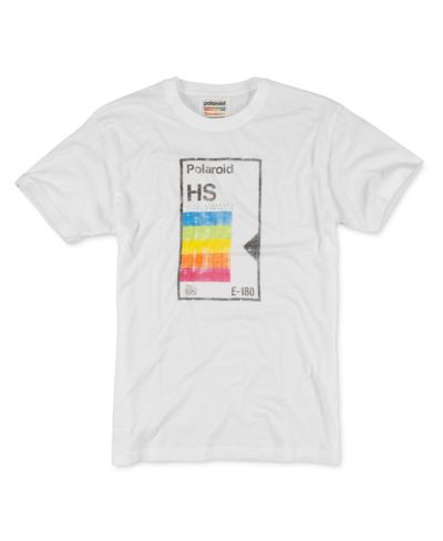 Мужская и женская футболка American Needle White Polaroid Vintage-like Fade