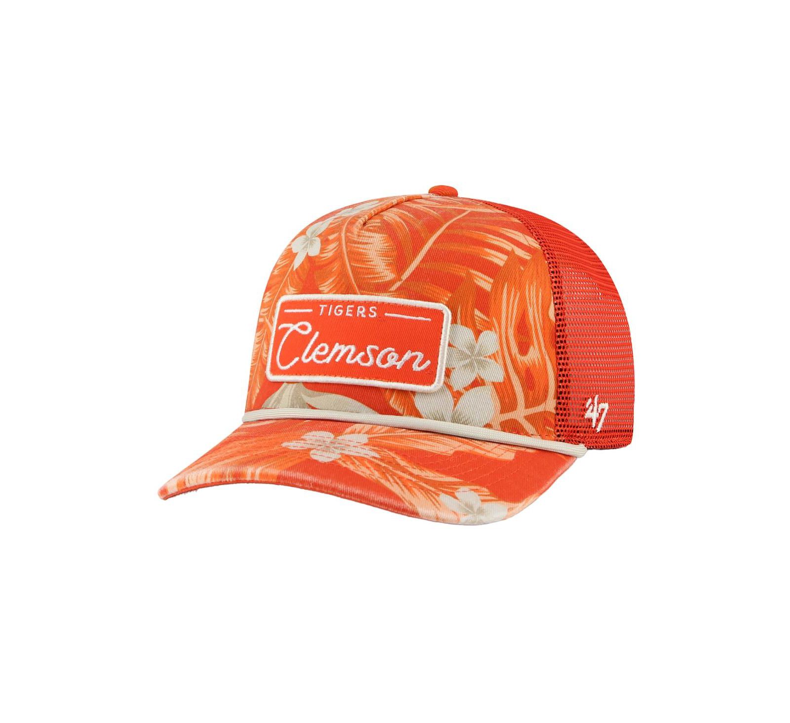 Мужская кепка '47 Brand Clemson Tigers Tropicalia Hitch, оранжевая