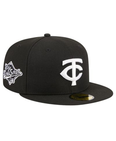 Мужская кепка New Era Minnesota Twins Logo 59FIFTY Fitted Black